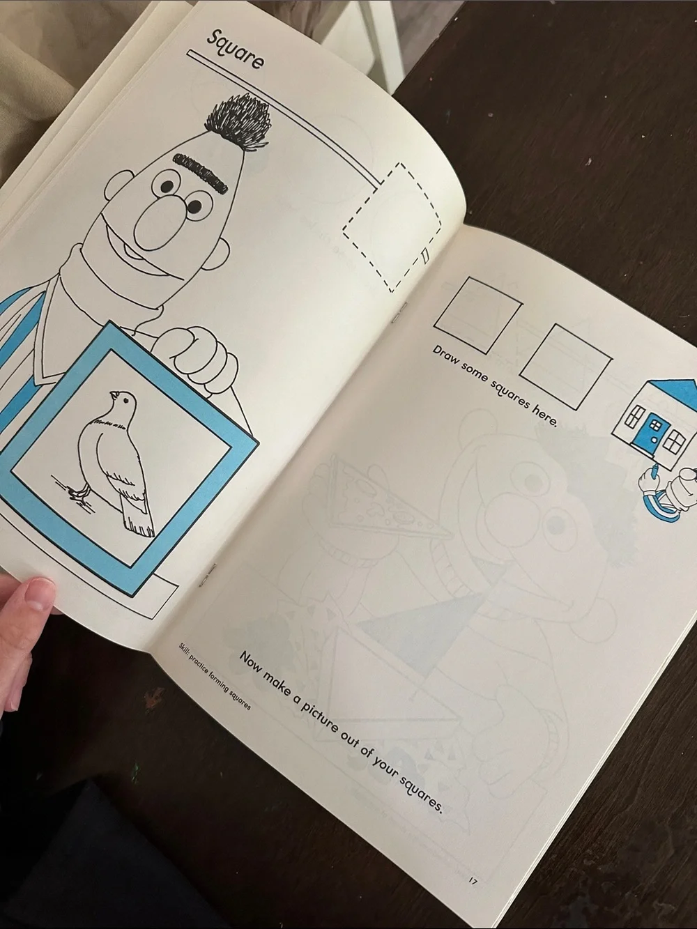 Vintage 1980s Sesame Street Colors & Shapes Activity Book